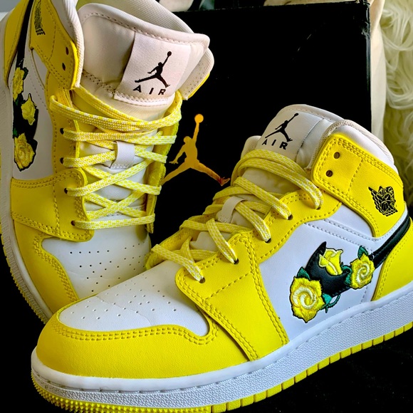 Jordan Shoes | Air Jordan Mid Se Dynamic Yellow Wbox | Poshmark